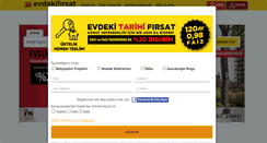 Desktop Screenshot of evdekifirsat.com