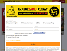 Tablet Screenshot of evdekifirsat.com